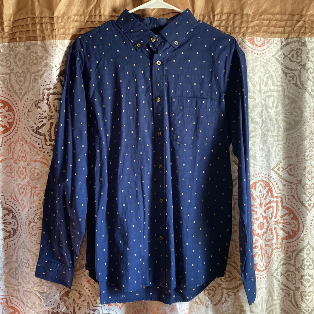 Mens Old Navy Long Sleeve Button Up